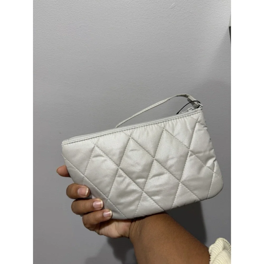 Vera Bradley Ultralight Essential Zip Wristlet - Oyster Mushroom Gray New NWT M